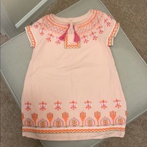 Peek (Nordstrom) Girls Pink Embroidered Dress